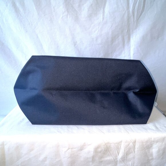 Extra Large Canvas Boat Tote Plaid, Cream and Navy, NWOTS! - Picture 8 of 12